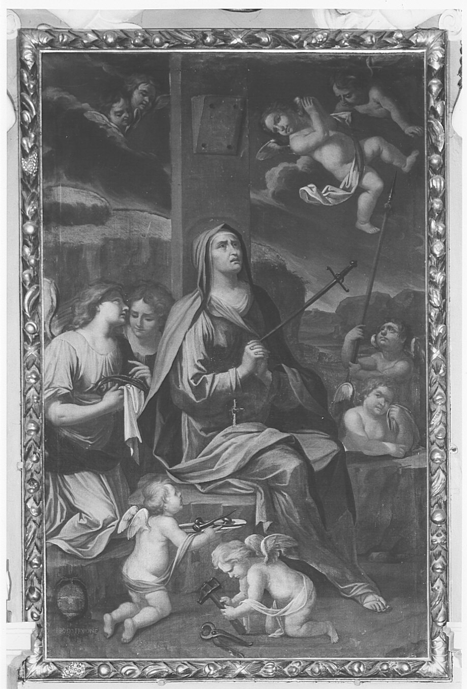 cornice, opera isolata - bottega lombarda (fine sec. XVII)