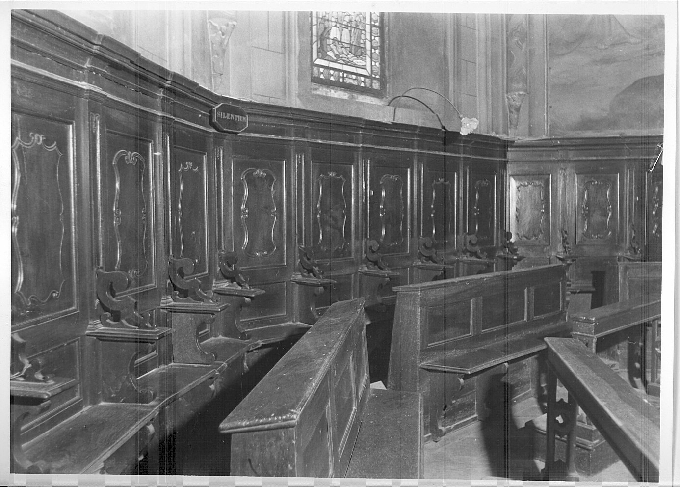 stalli del coro - bottega lombarda (metà sec. XVIII)