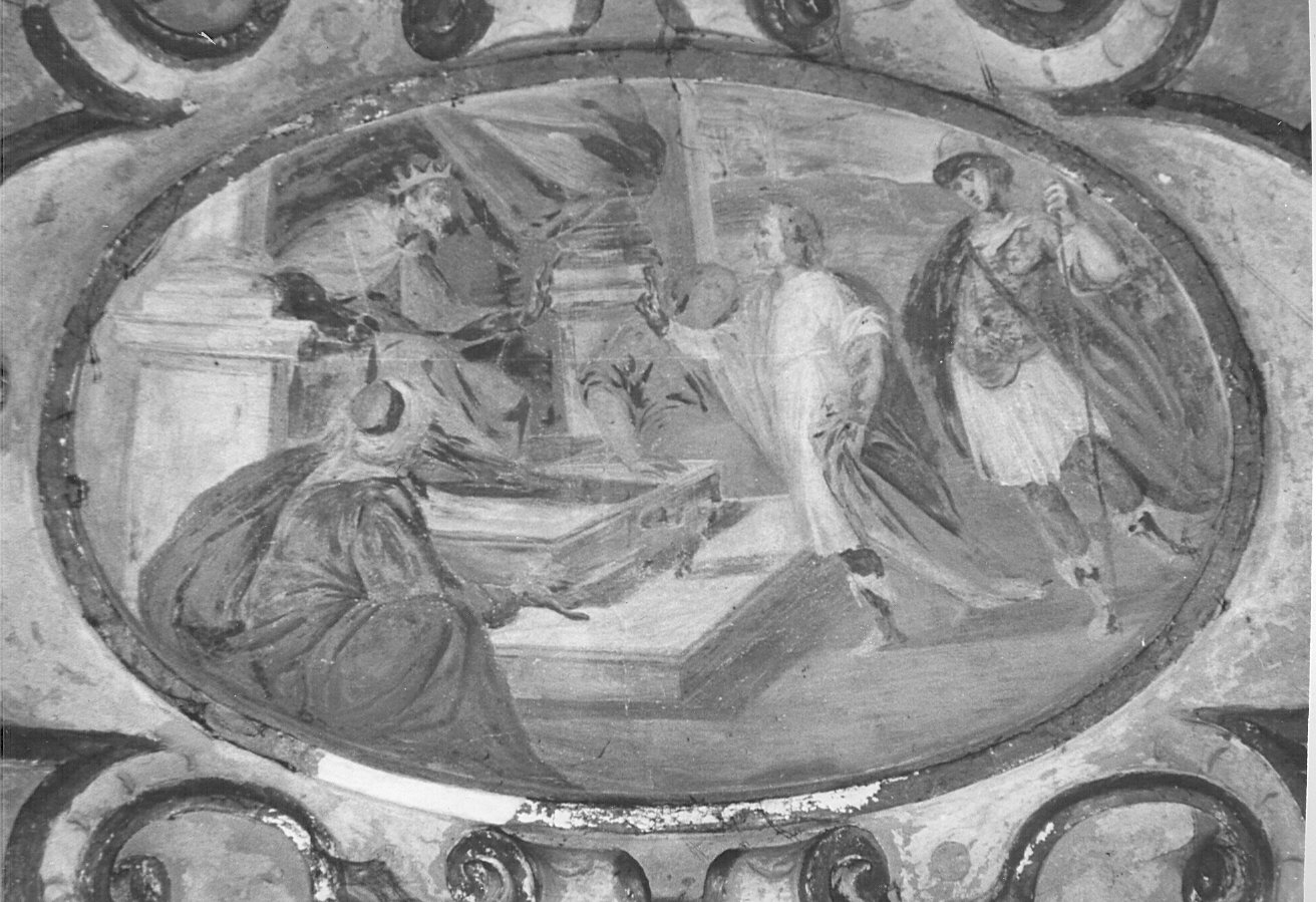 Episodi Biblici (decorazione pittorica) di Bartolomeo della Rovere detto Il Genovesino (attribuito) (sec. XVII)