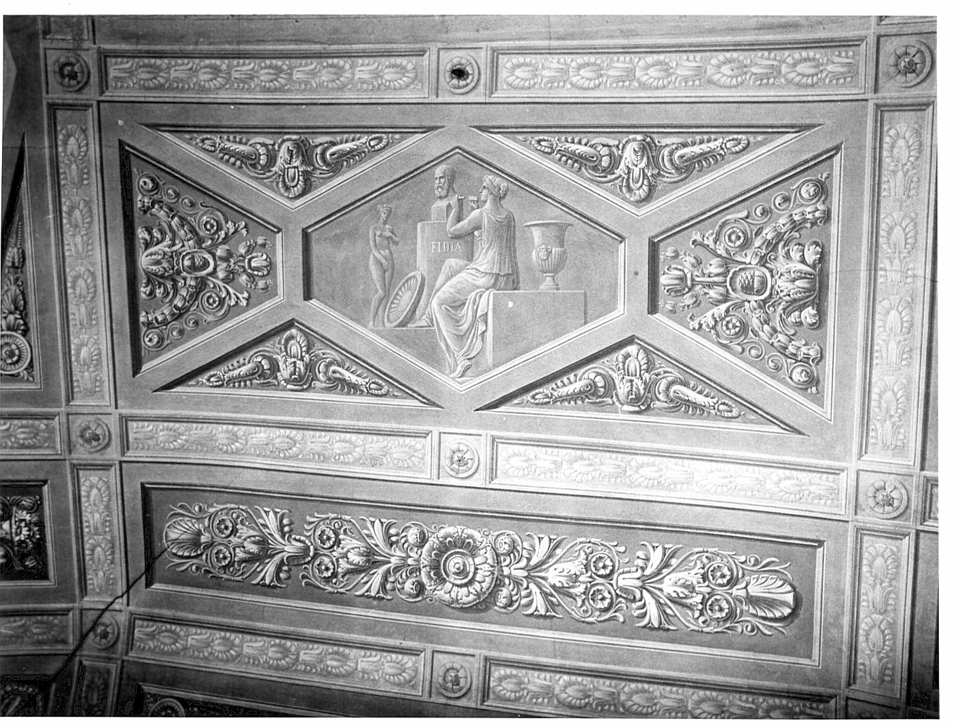 motivi decorativi (dipinto murale) di Macchi Lorenzo (sec. XIX)