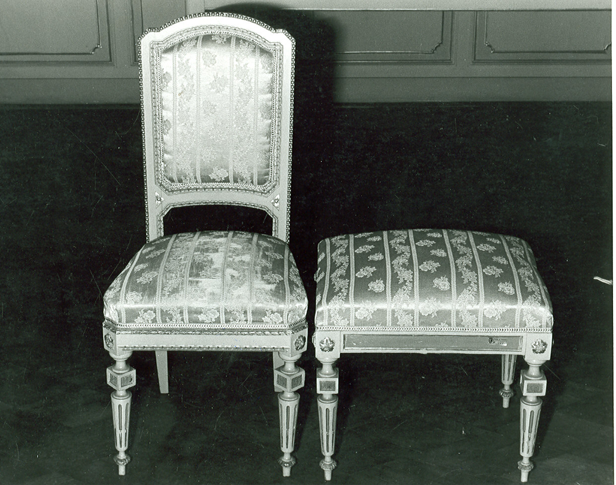 sedia, serie - bottega lombarda (sec. XIX)