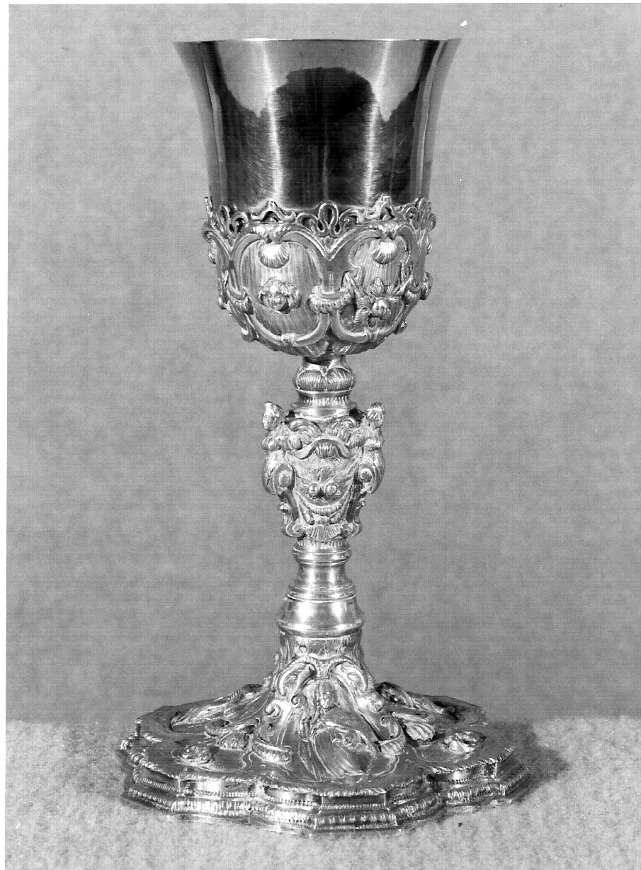 calice, opera isolata - bottega lombarda (secc. XVI/ XVII)