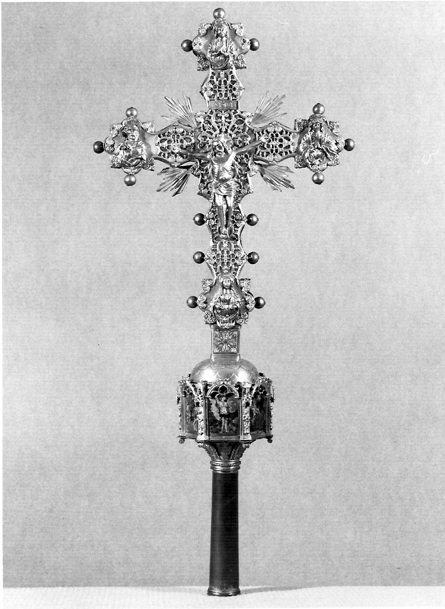 croce processionale - bottega lombarda (fine/inizio secc. XV/ XVI)