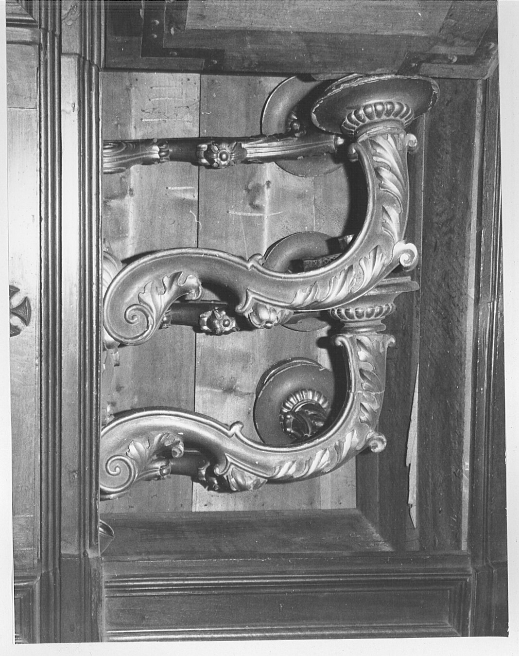 candeliere da parete, serie - bottega lombarda (prima metà sec. XIX)