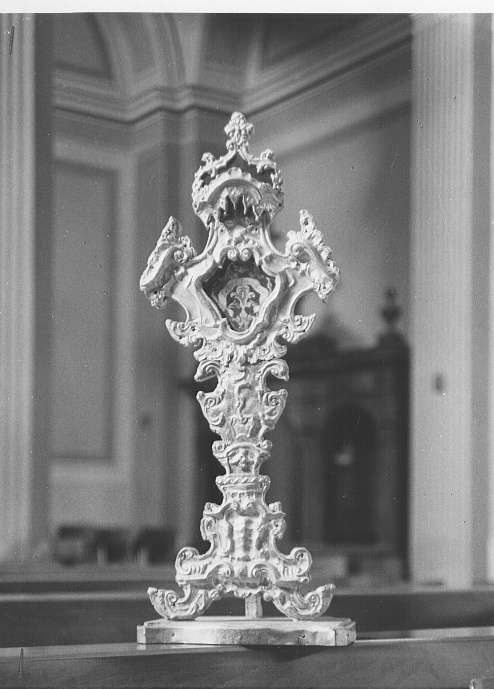 reliquiario - a ostensorio, serie - bottega lombarda (seconda metà sec. XVIII)