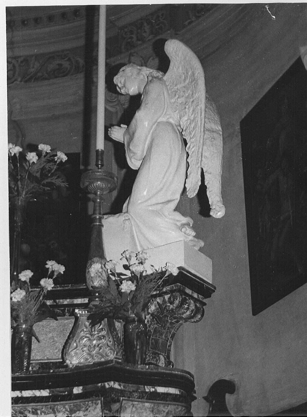 angelo orante (statua) - bottega lombarda (fine sec. XIX)