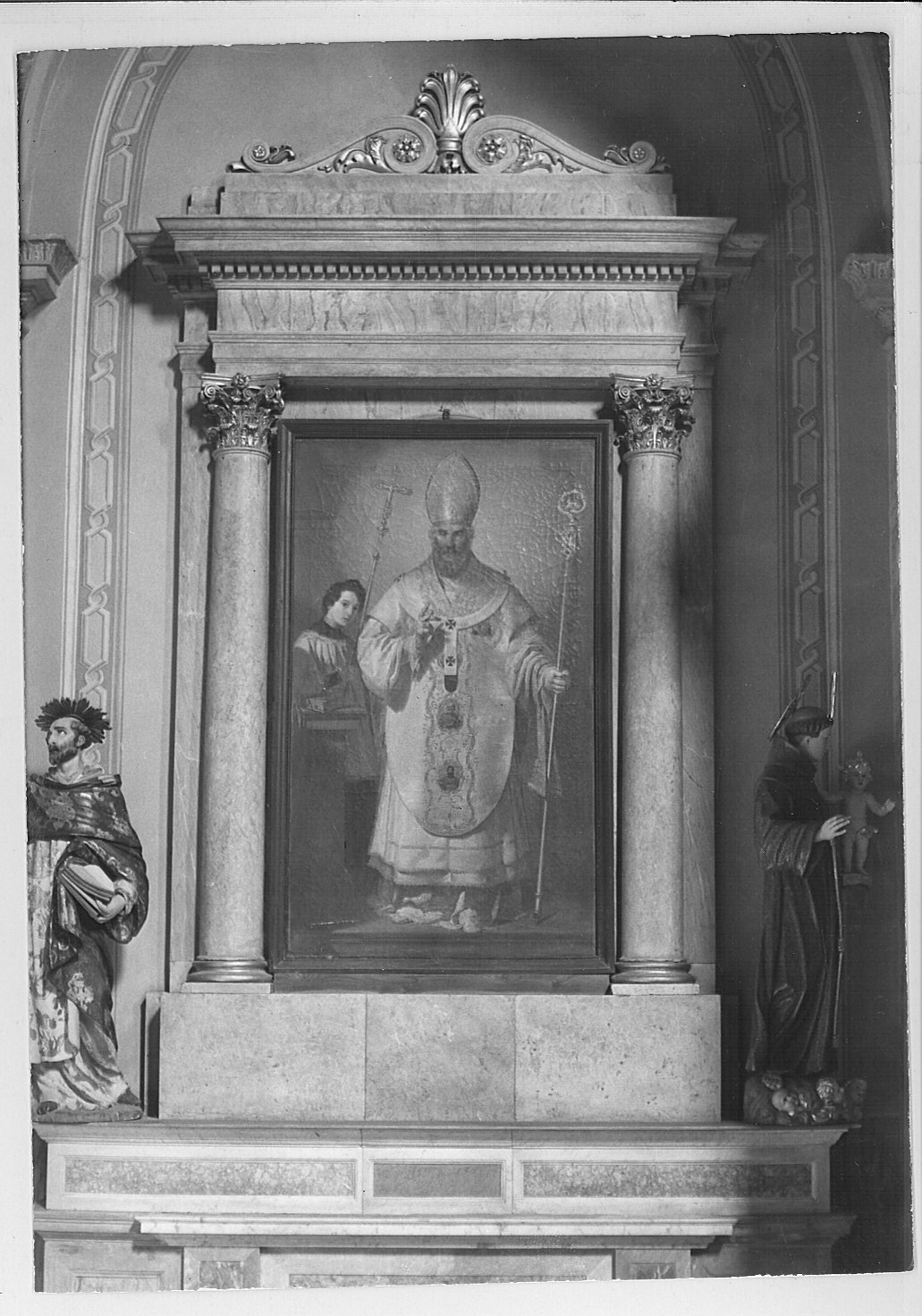 altare, complesso decorativo - bottega lombarda (seconda metà sec. XVIII)