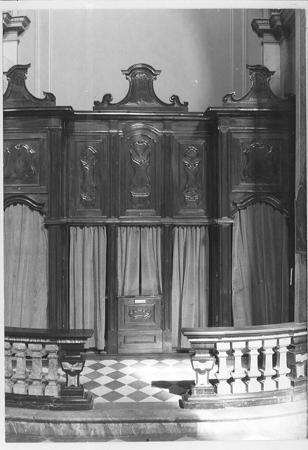 confessionale, opera isolata - bottega lombarda (seconda metà sec. XVII)