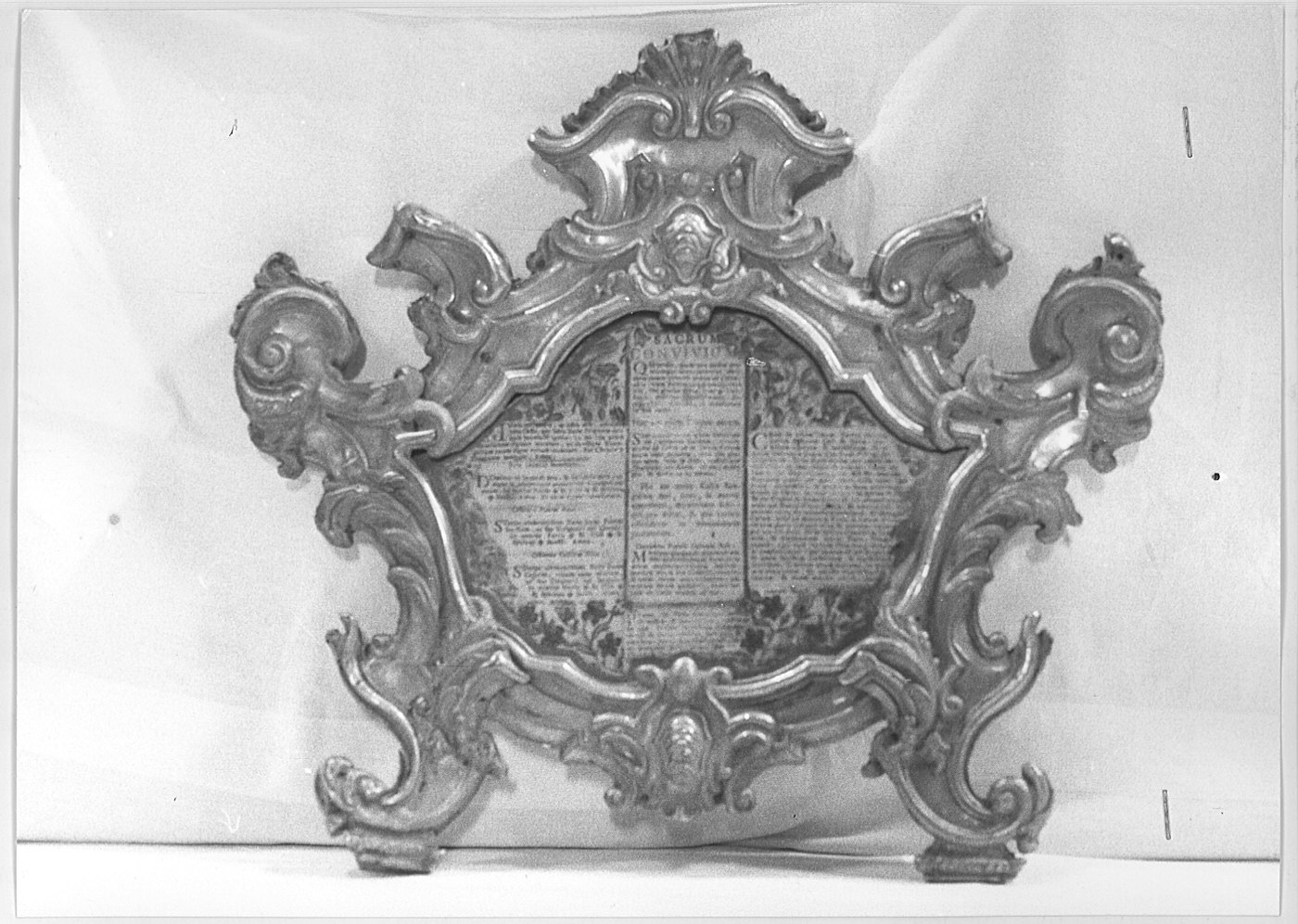 cartagloria, opera isolata - bottega lombarda (sec. XVIII)