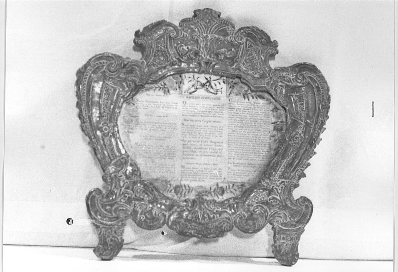cartagloria, opera isolata - bottega lombarda (fine sec. XVIII)