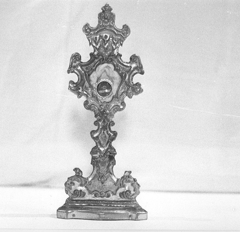 reliquiario - a ostensorio, opera isolata - bottega lombarda (inizio sec. XVIII)