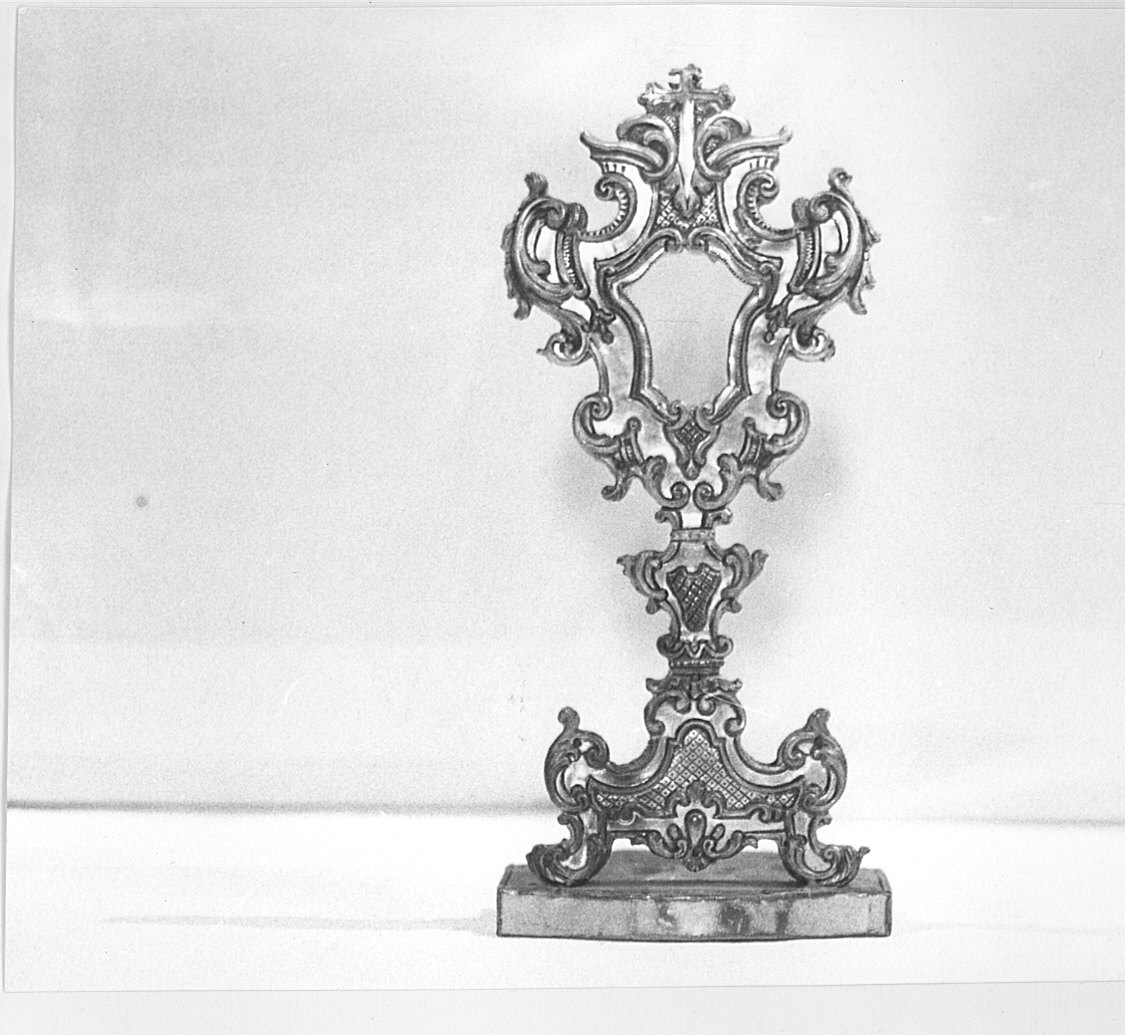 reliquiario - a ostensorio - bottega lombarda (sec. XVIII)