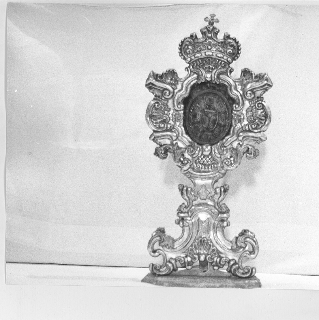 reliquiario - a ostensorio, opera isolata - bottega lombarda (sec. XVIII)
