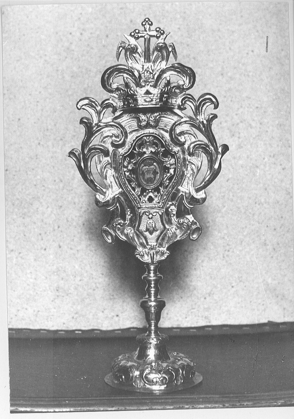 reliquiario - a ostensorio, opera isolata - bottega lombarda (seconda metà sec. XVIII)