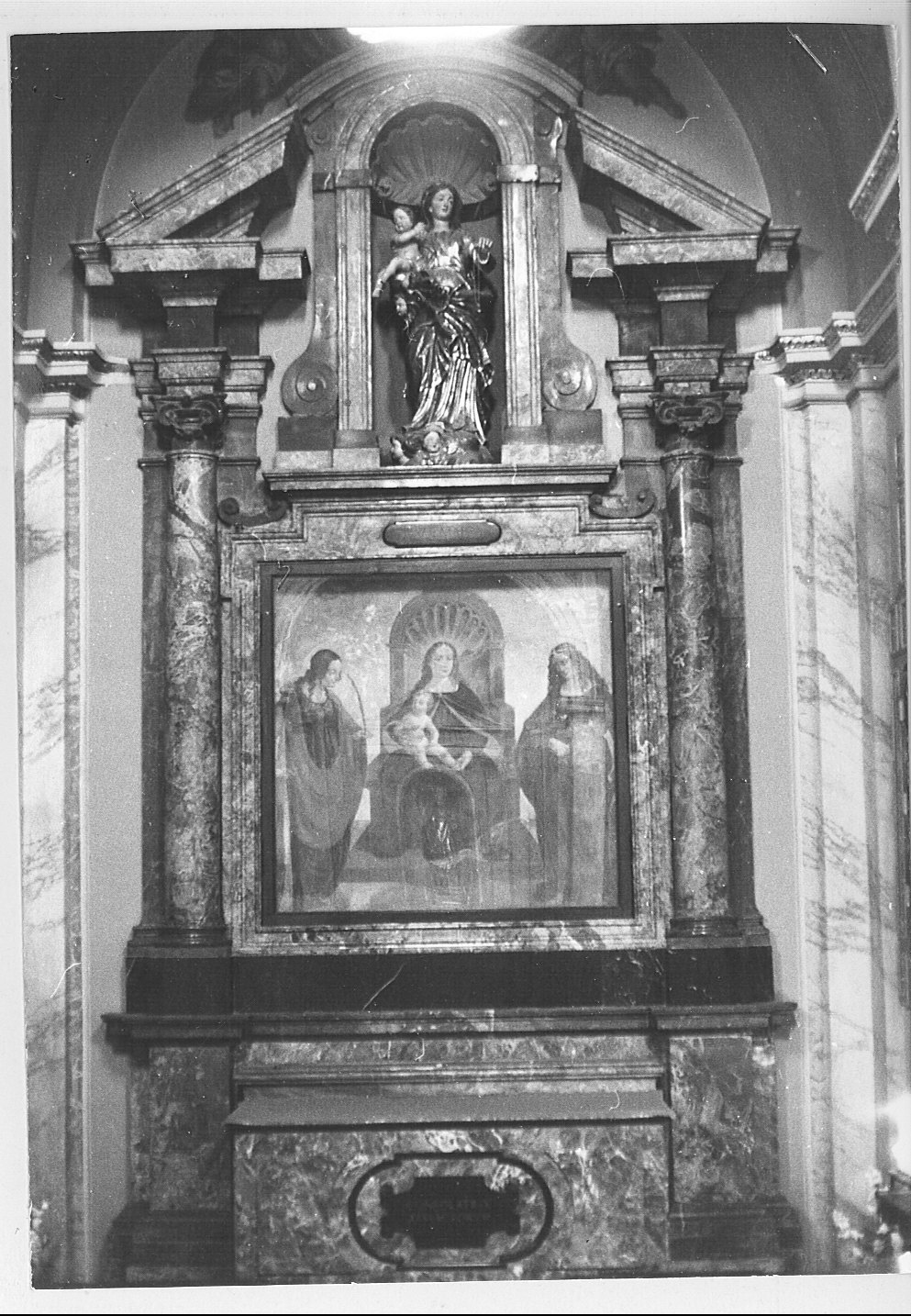 altare, complesso decorativo - bottega lombarda (sec. XVIII)