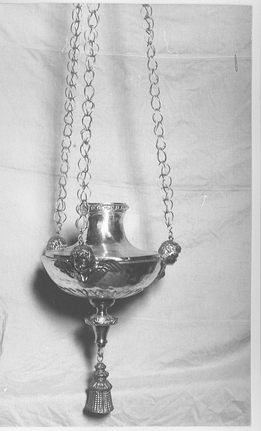 lampada pensile - bottega lombarda (inizio sec. XIX)