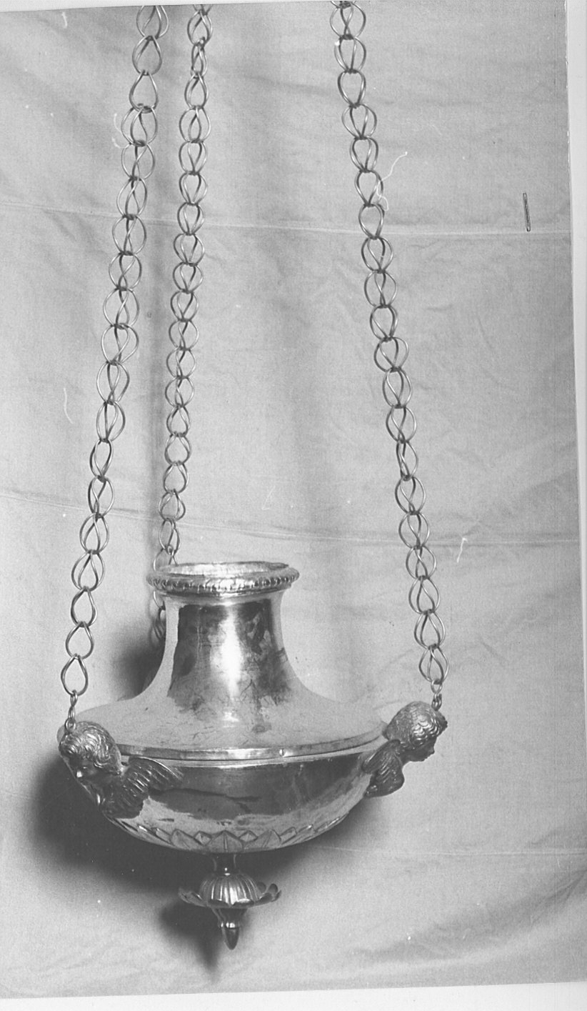 lampada pensile - bottega lombarda (sec. XIX)