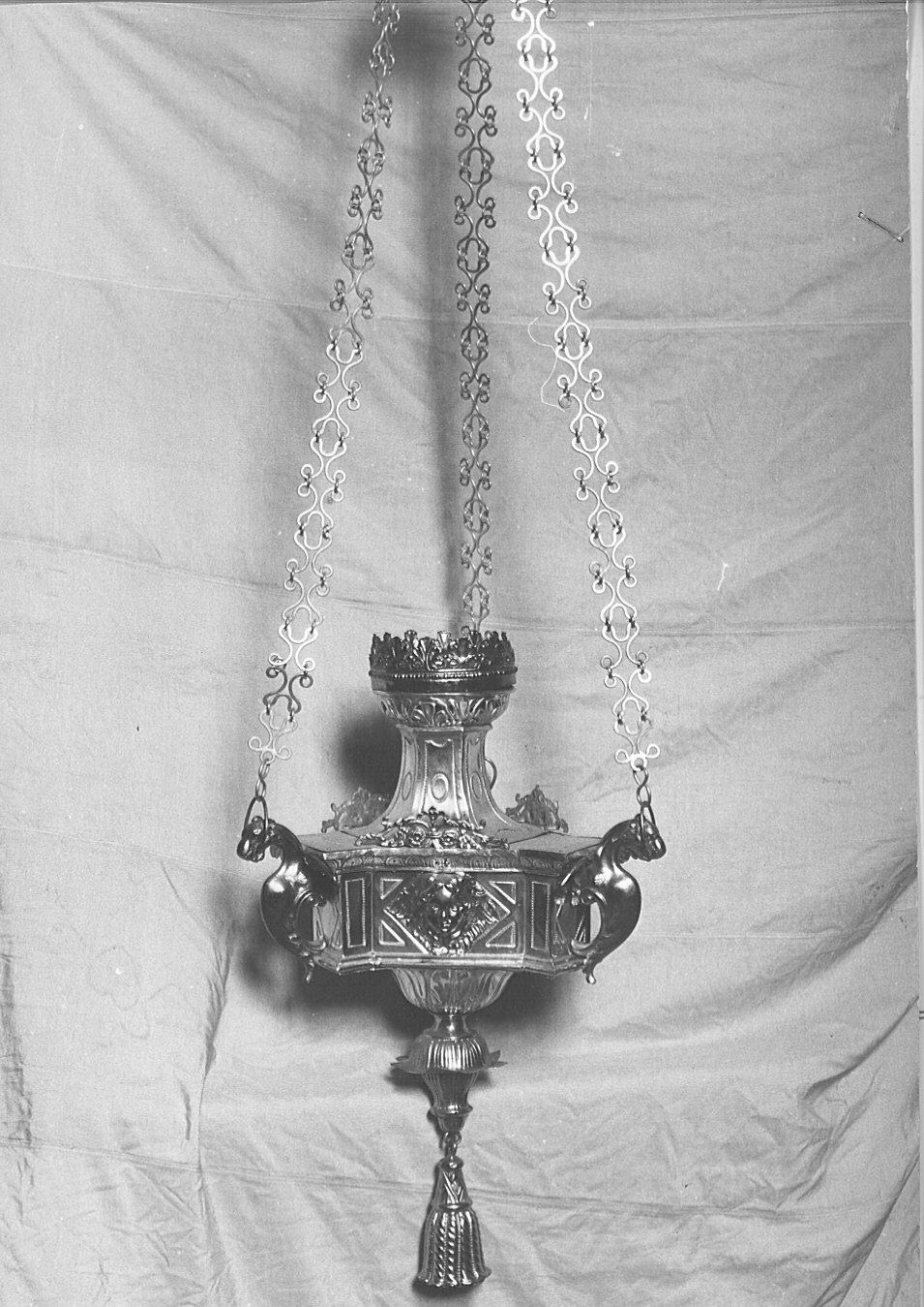 lampada pensile, serie - bottega lombarda (sec. XIX)