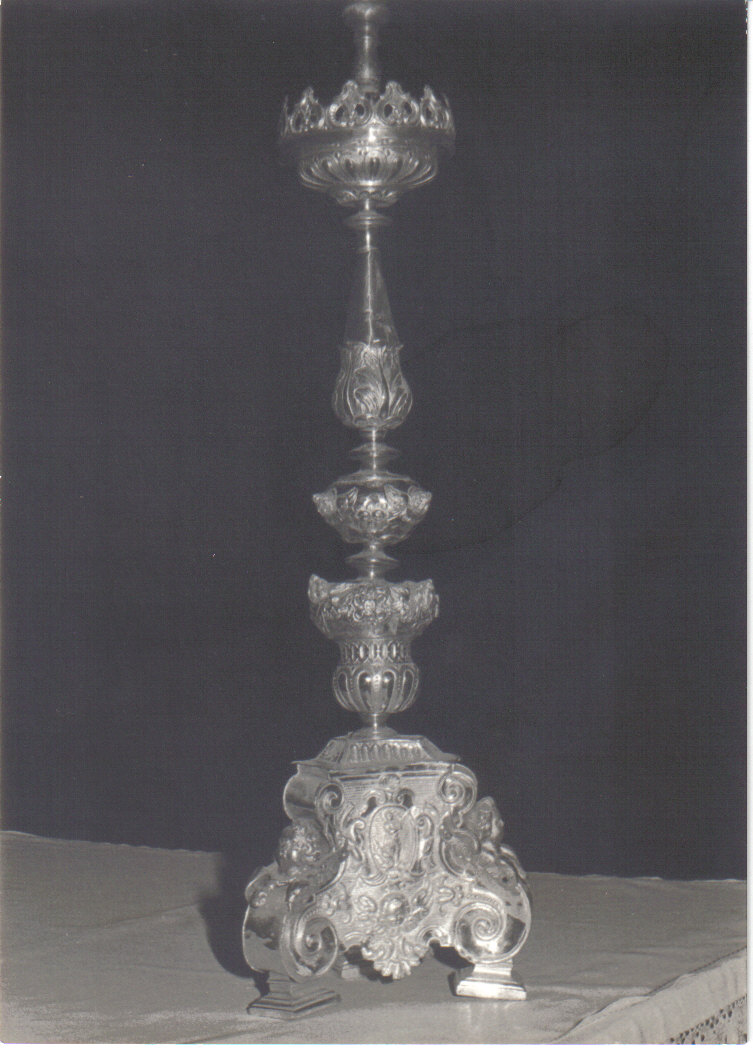 candeliere - bottega lombarda (sec. XVIII)