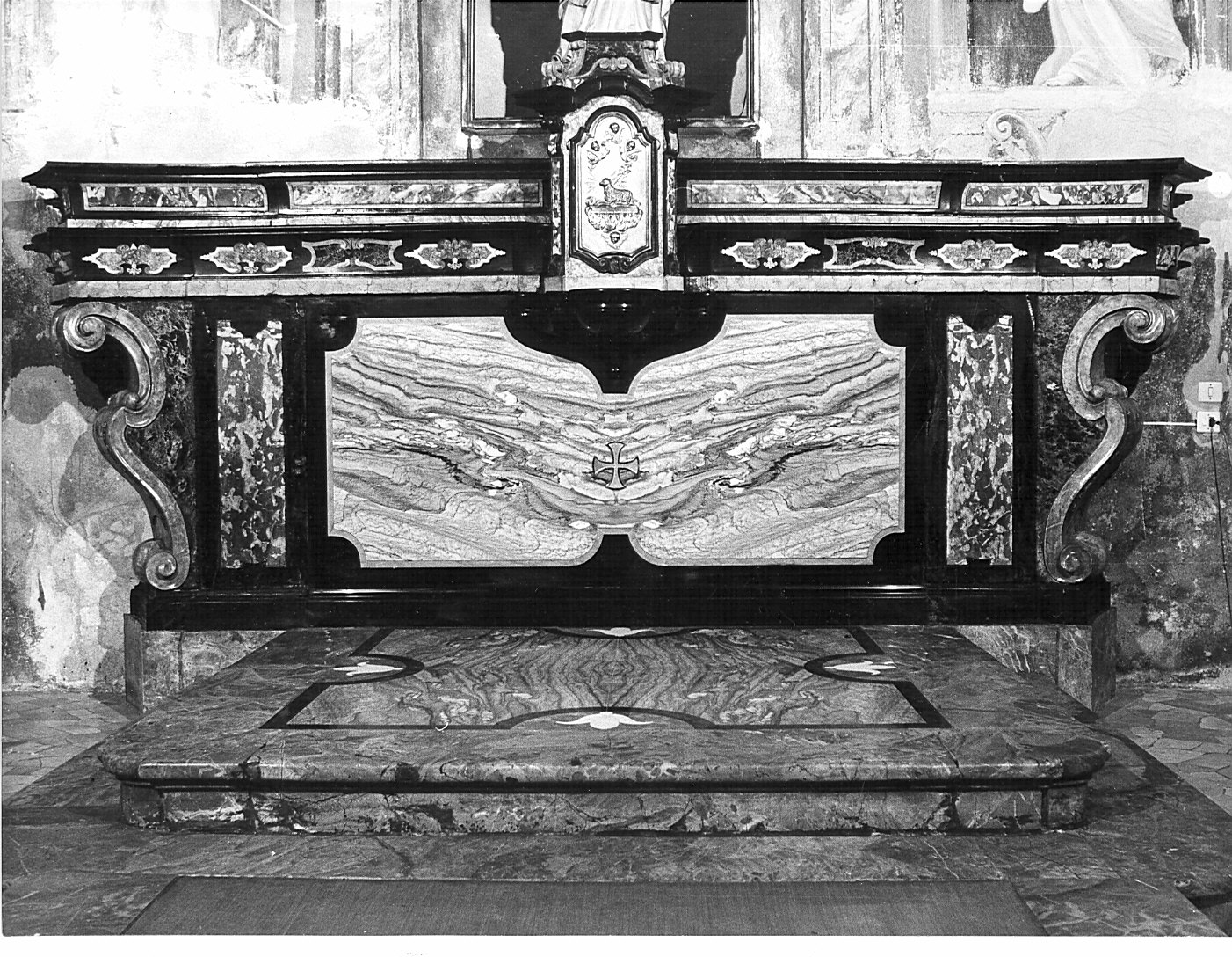 altare maggiore - bottega lombarda (fine sec. XVII)