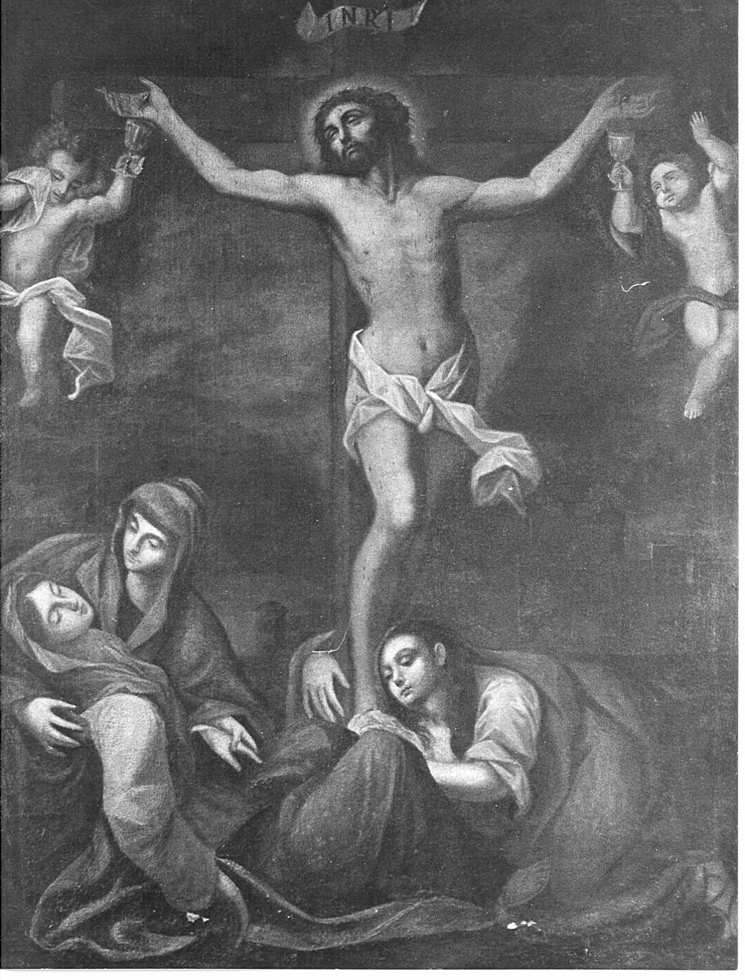 crocifissione (dipinto) - ambito lombardo (fine sec. XVII)