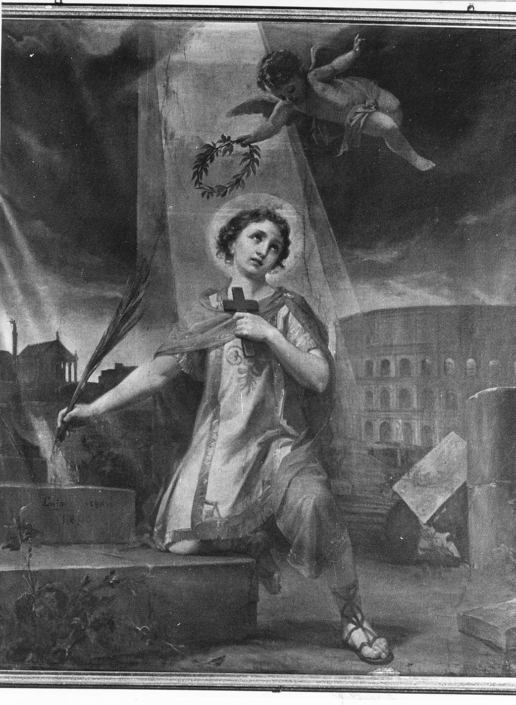 San Pio (dipinto, opera isolata) di Morgari Luigi (sec. XIX)