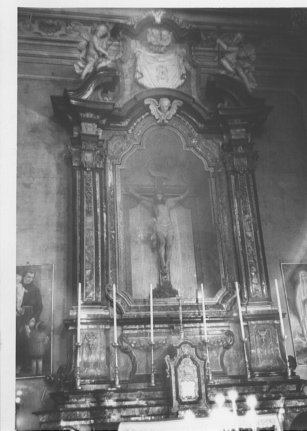 crocifisso, opera isolata - bottega lombarda (inizio sec. XVI)