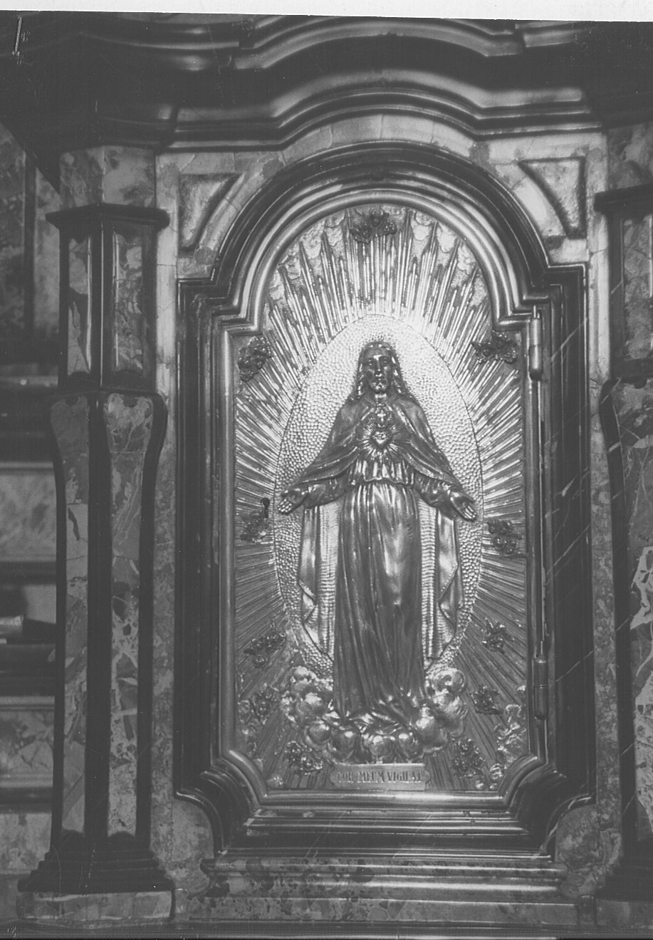 sportello di tabernacolo, opera isolata - bottega lombarda (fine/inizio secc. XIX/ XX)