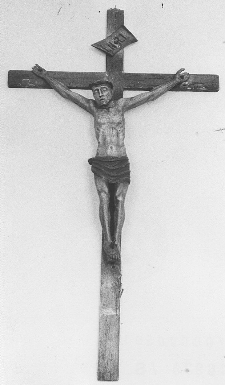 crocifisso, opera isolata - bottega lombarda (fine/inizio secc. XV/ XVI)