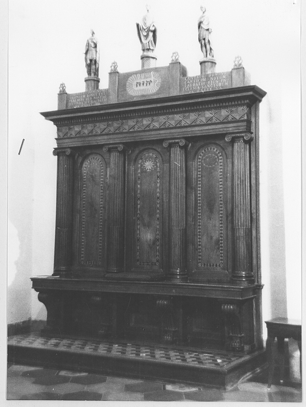 panca, opera isolata - bottega lombarda (metà sec. XIX)