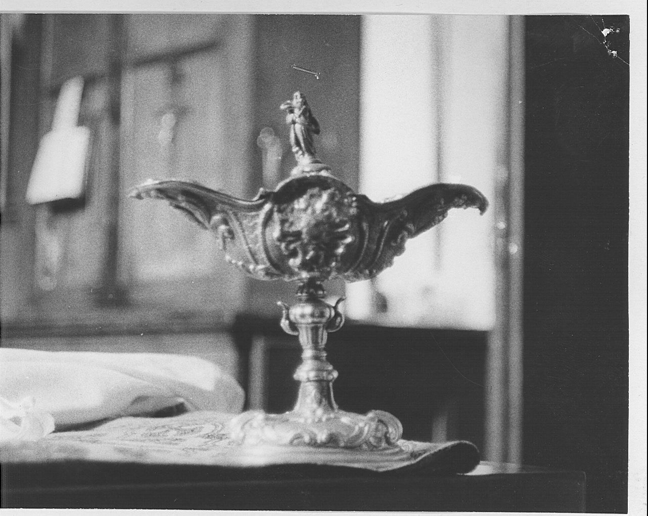 navicella portaincenso, opera isolata - bottega lombarda (metà sec. XVIII)