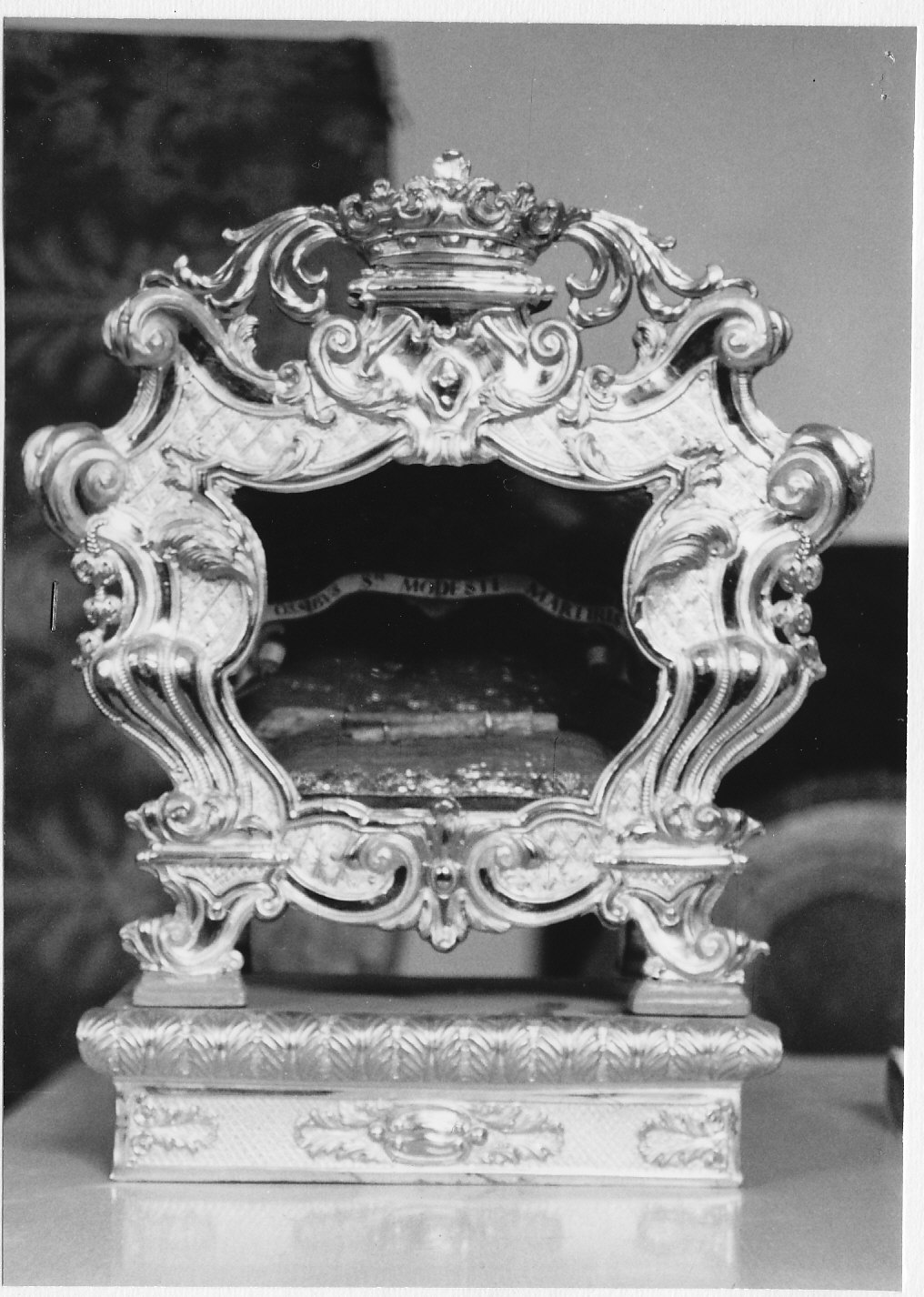 reliquiario a teca - a cassetta, serie - bottega lombarda (seconda metà sec. XVIII)