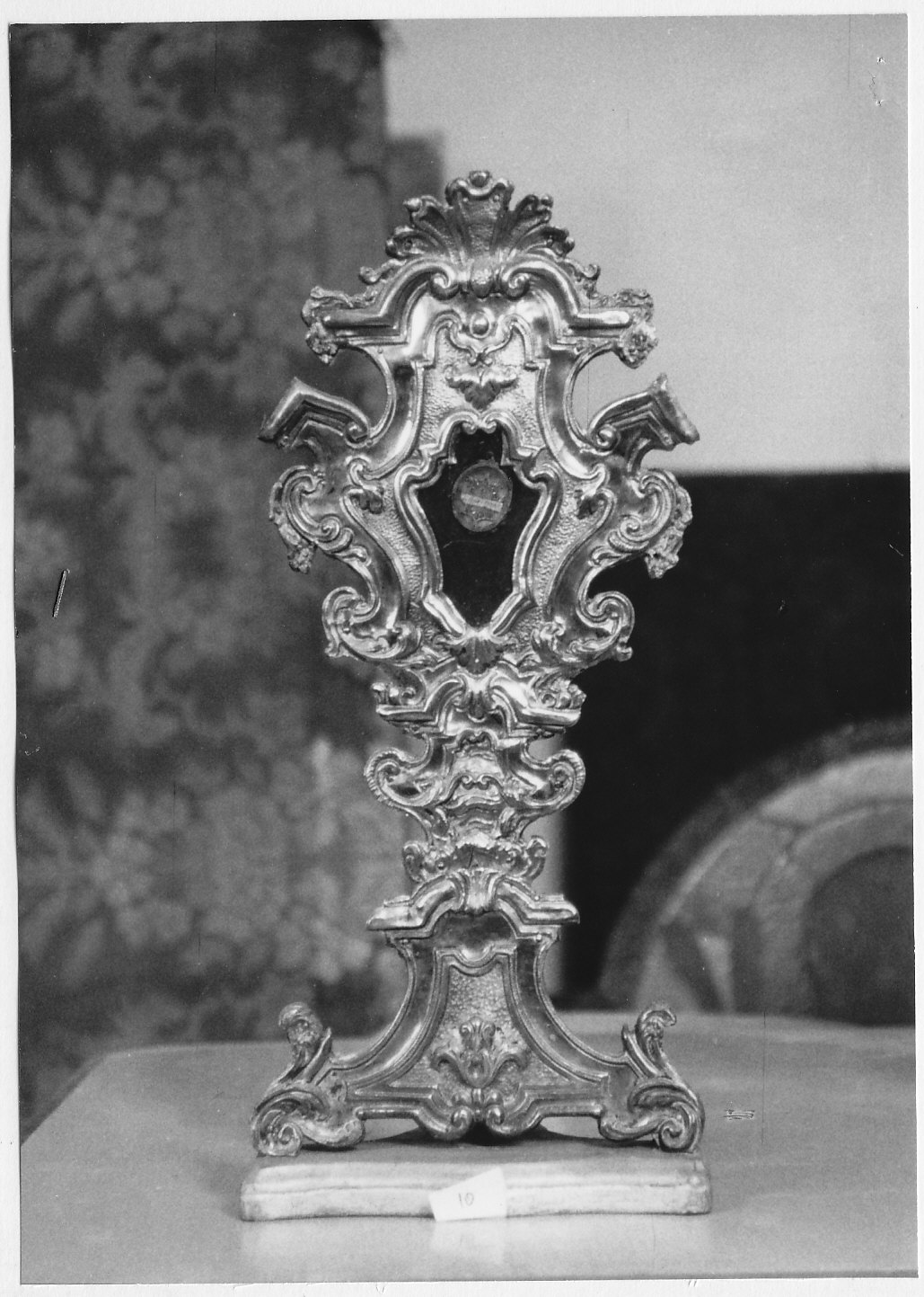 reliquiario - a ostensorio, serie - bottega lombarda (metà sec. XVIII)