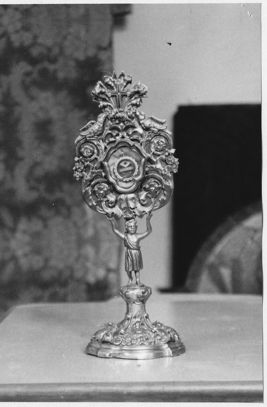 reliquiario - a ostensorio, opera isolata - bottega lombarda (seconda metà sec. XIX)