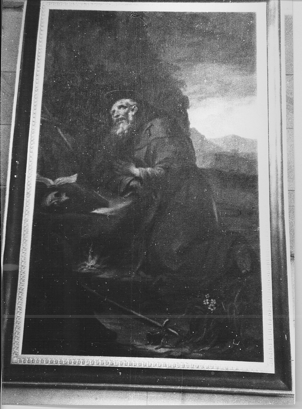 Sant'Antonio Abate eremita (dipinto, opera isolata) - ambito lombardo (fine/inizio secc. XVII/ XVIII)