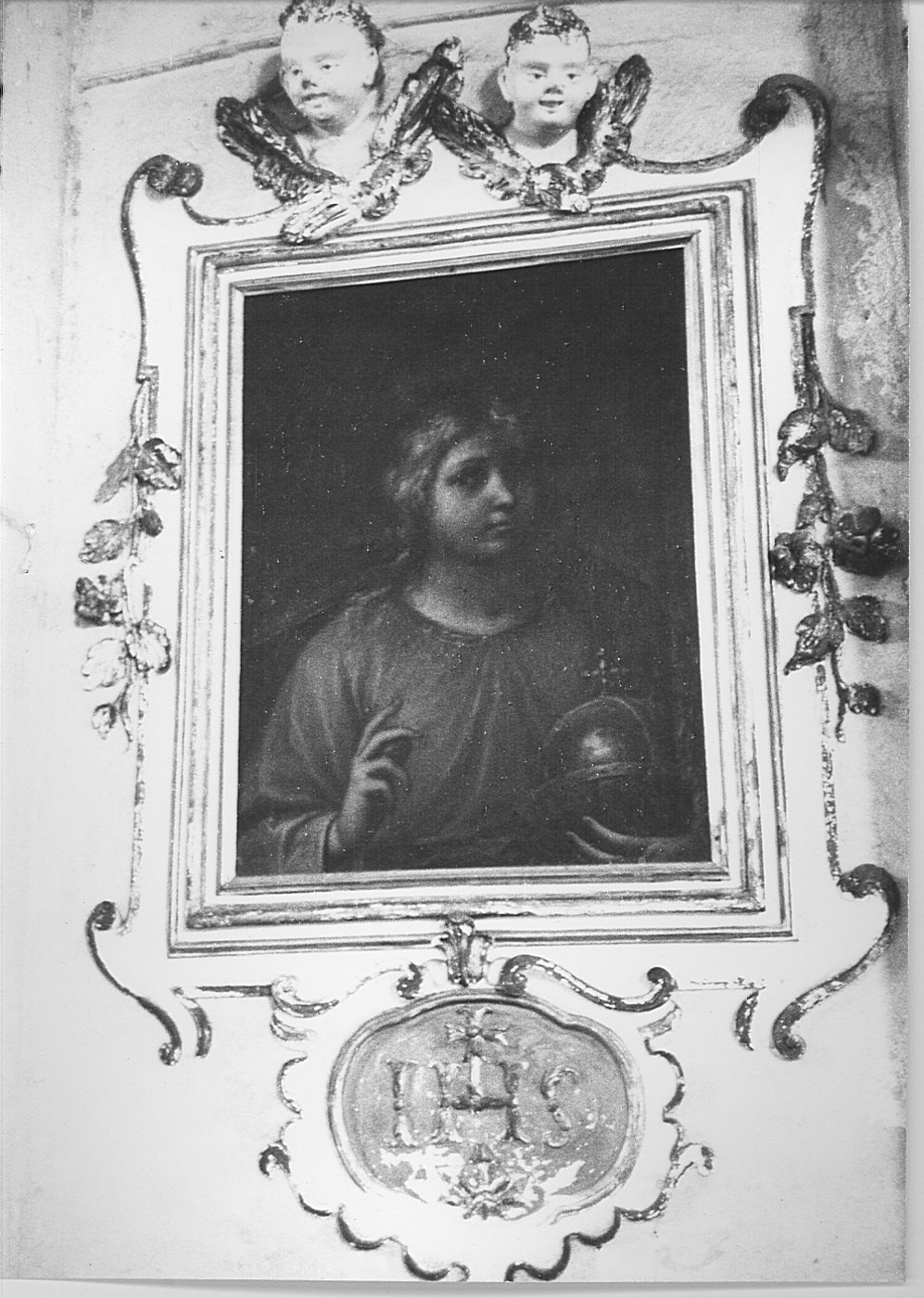 Cristo Salvatore (dipinto, opera isolata) - ambito lombardo (inizio sec. XVIII)