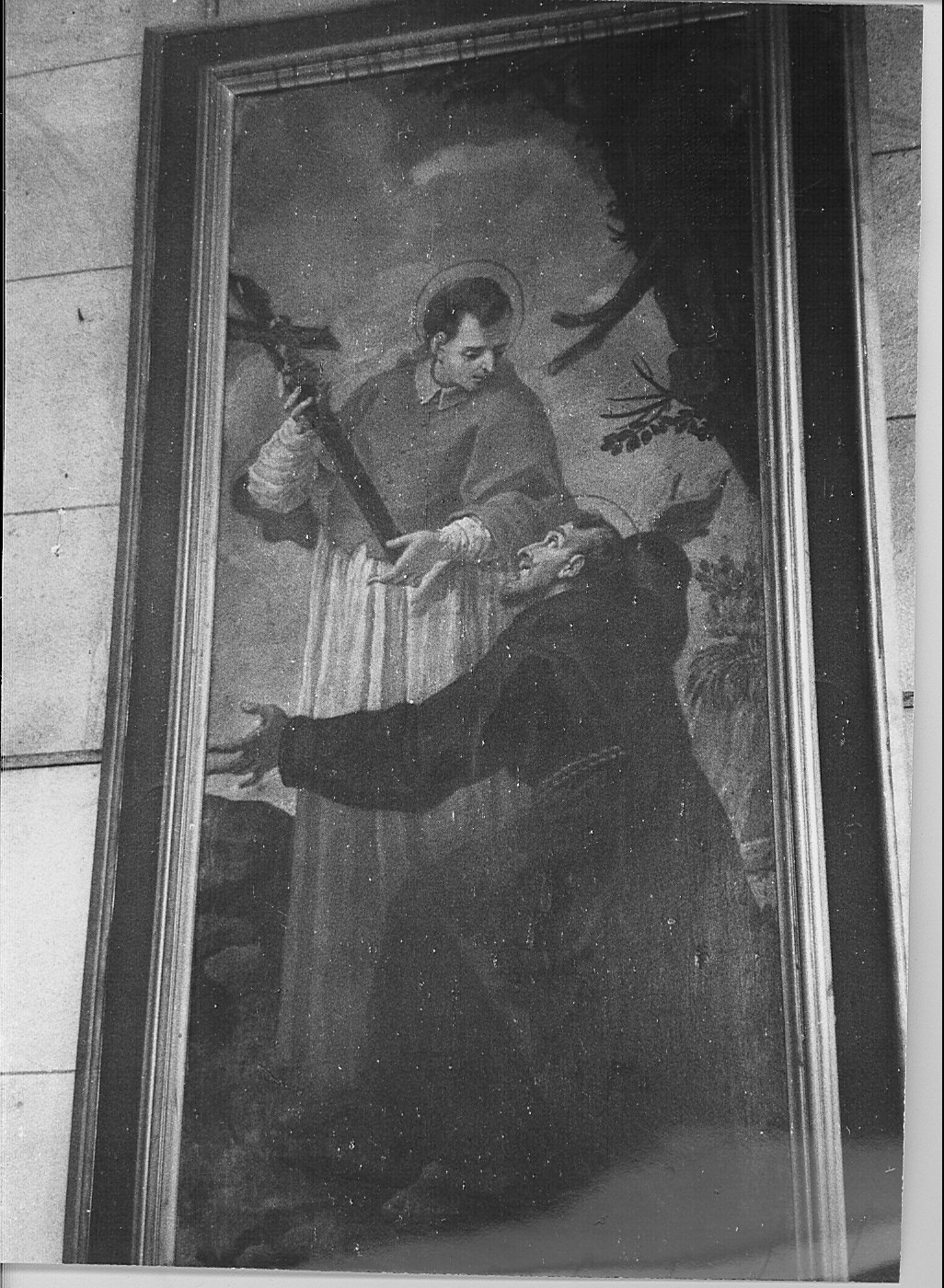 San Carlo Borromeo e San Francesco (dipinto, opera isolata) - ambito lombardo (seconda metà sec. XVII)