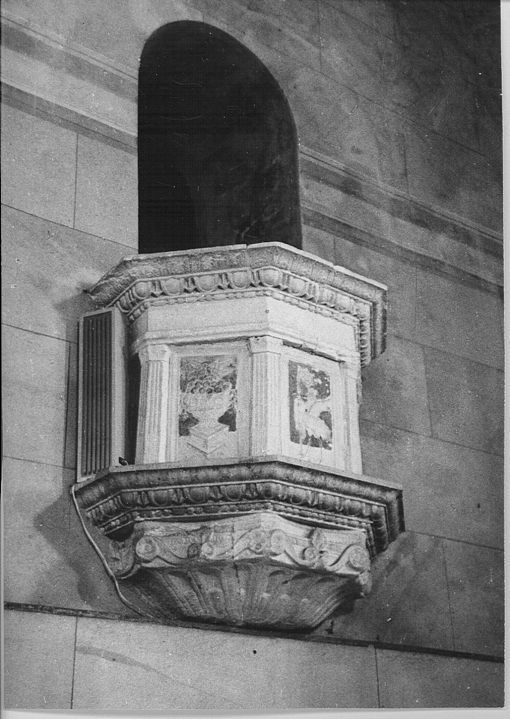 pulpito, opera isolata - bottega lombarda (fine/inizio secc. XV/ XVI)