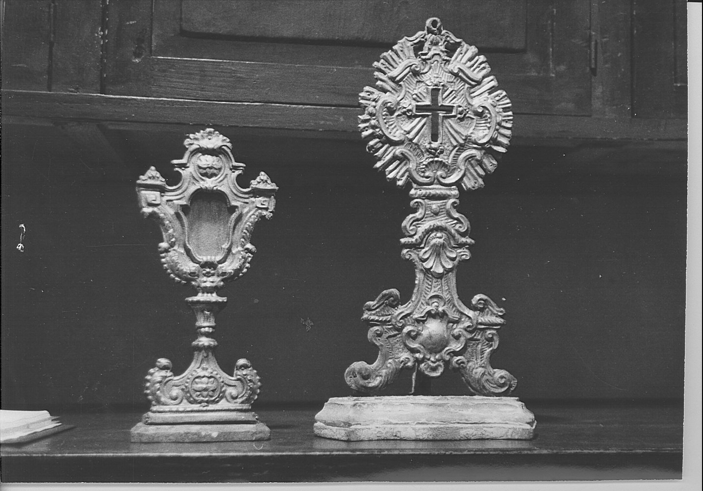 reliquiario - a ostensorio - bottega lombarda (seconda metà sec. XVIII)