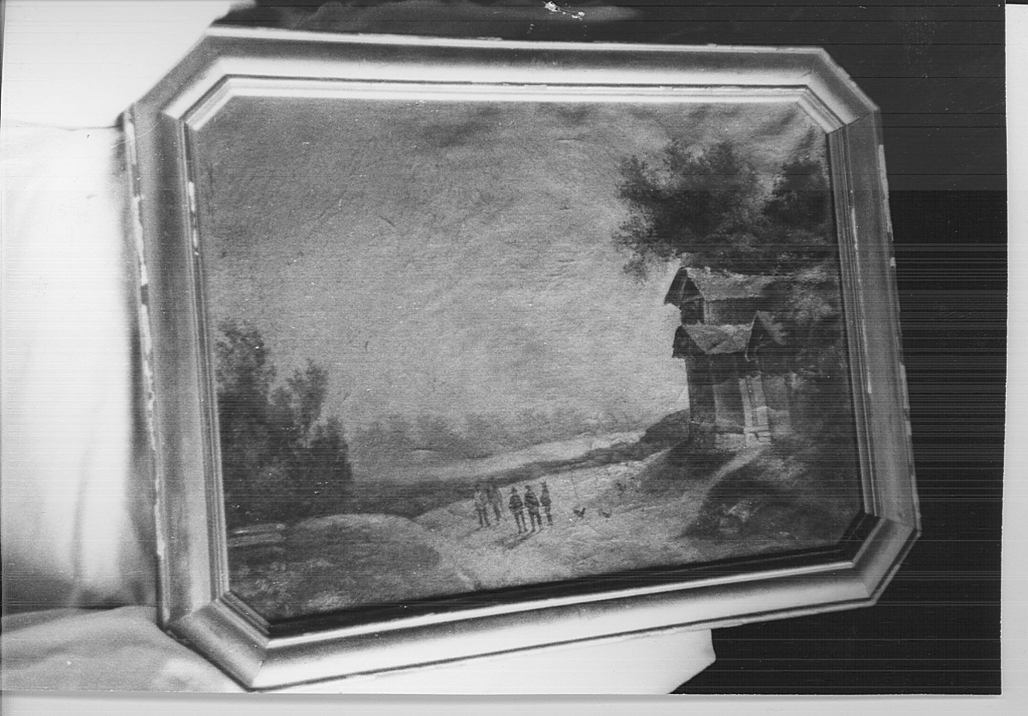 paesaggio (dipinto, opera isolata) - ambito lombardo (prima metà sec. XIX)
