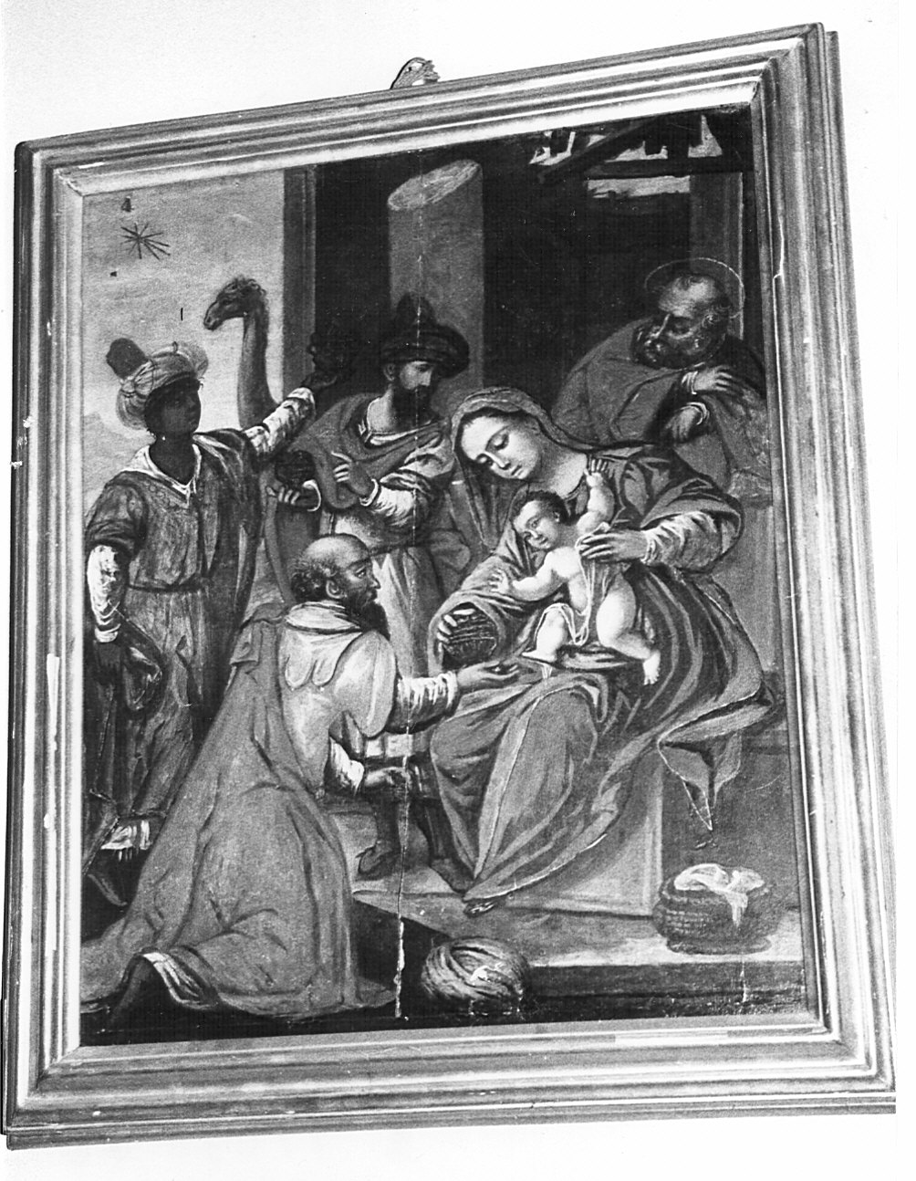 adorazione dei Re Magi (dipinto) - ambito tedesco (inizio sec. XVII)