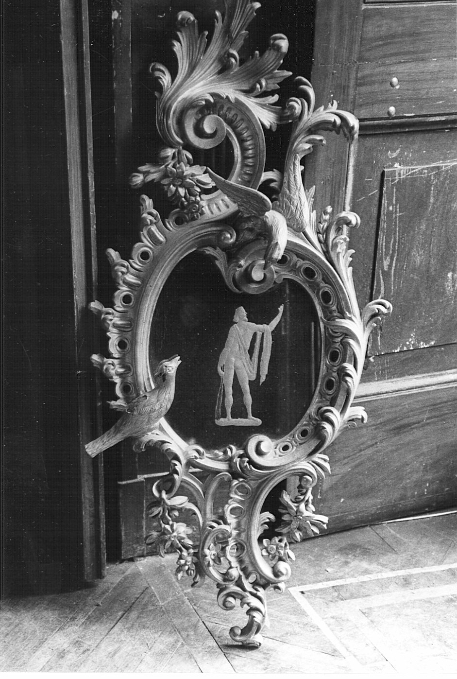 specchiera, coppia - bottega lombarda (seconda metà sec. XIX)