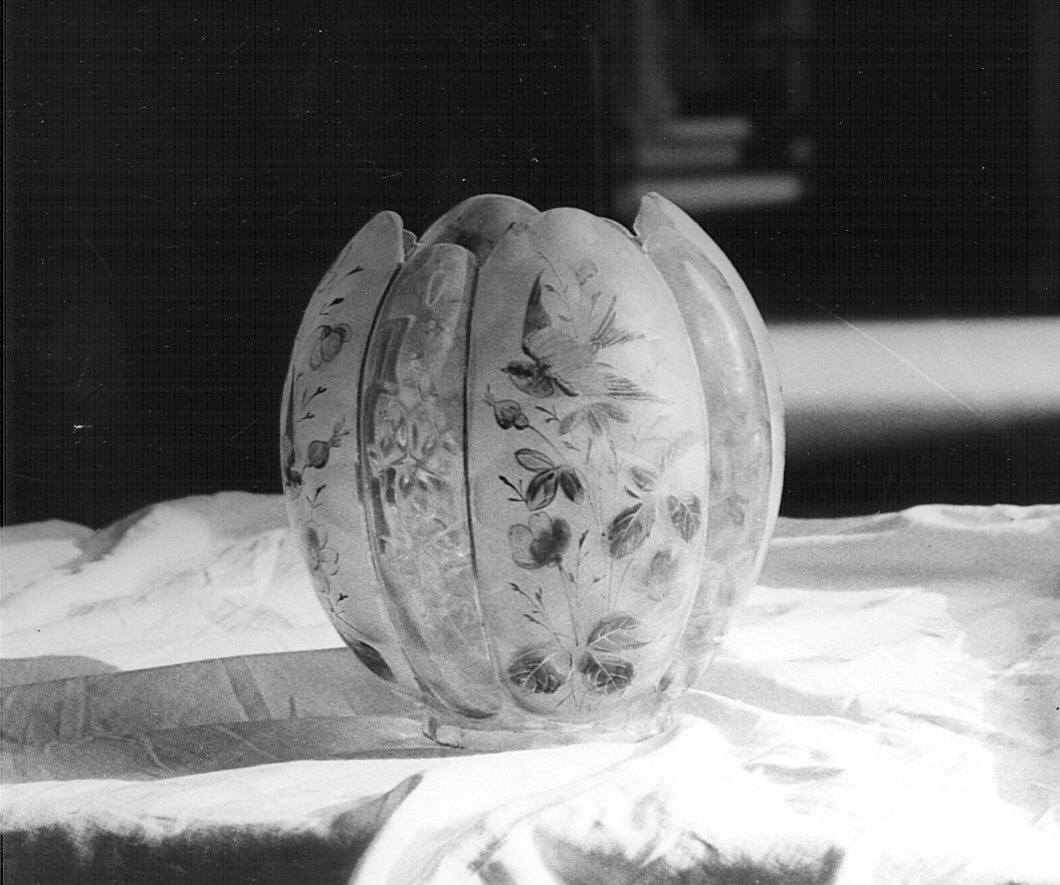 lampada - bottega lombarda (fine/inizio secc. XIX/ XX)