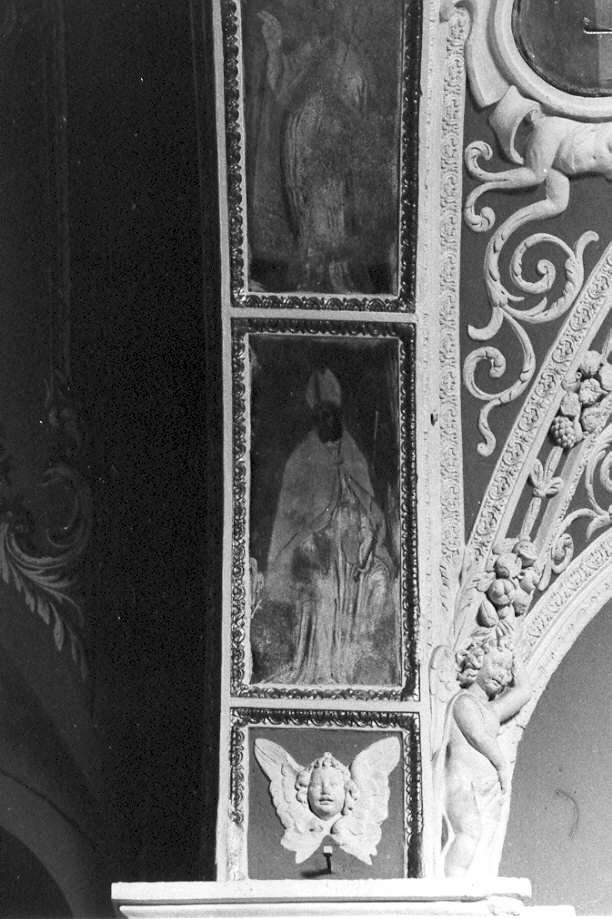 vescovi (dipinto murale, insieme) - ambito lombardo (sec. XVI)