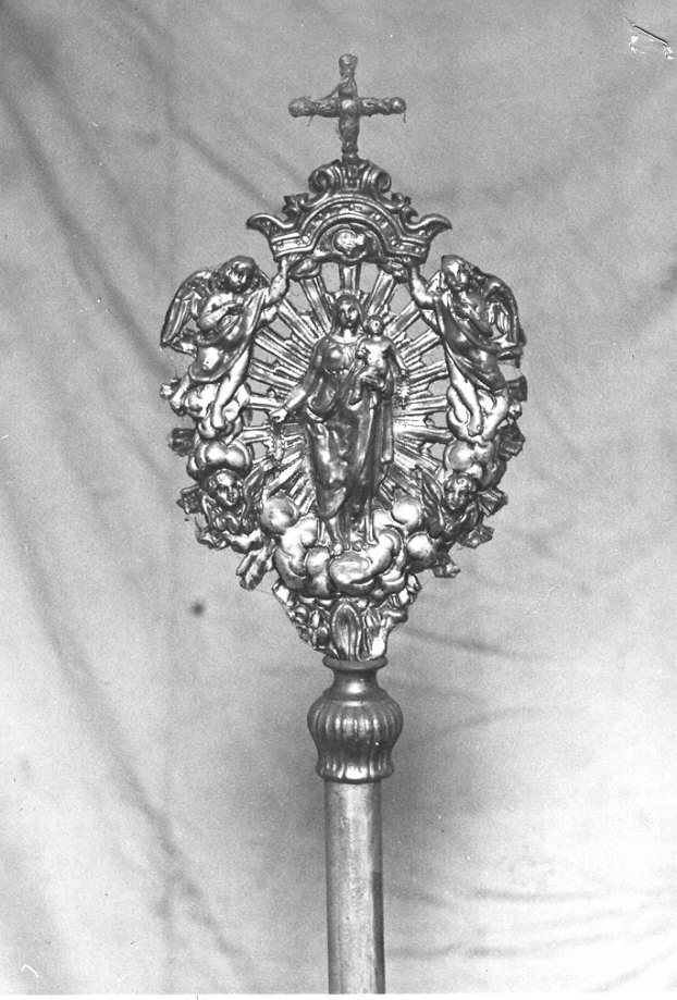 insegna processionale - di confraternita, opera isolata - ambito lombardo (sec. XVIII)