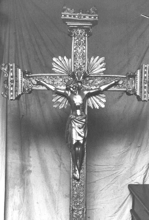 croce processionale, opera isolata - ambito lombardo (sec. XVIII)