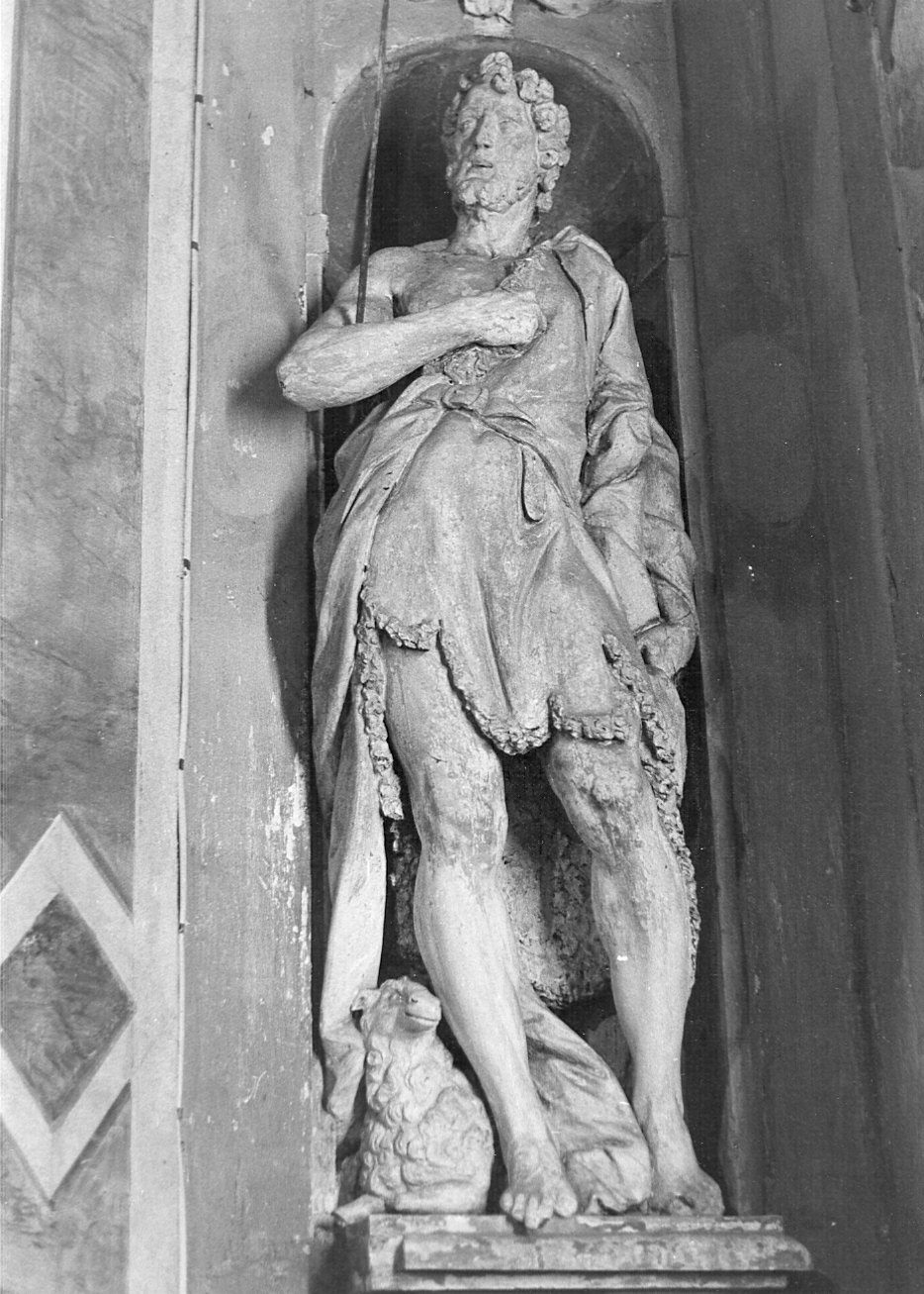 S. Giovanni Battista, San Giovanni Battista (statua, elemento d'insieme) di Crespi Giovan Battista detto Cerano (attribuito) (secc. XVII/ XVIII)
