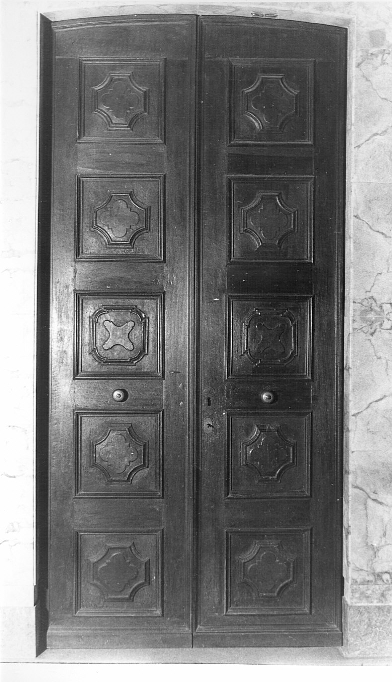 porta - a due battenti - bottega pavese (sec. XIX)