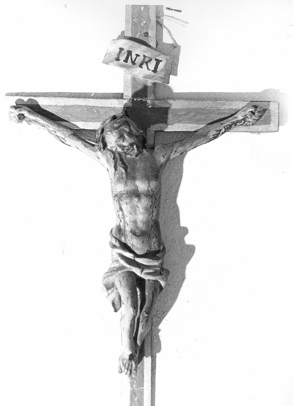 crocifisso di sacrestia - bottega pavese (secc. XVII/ XVIII)