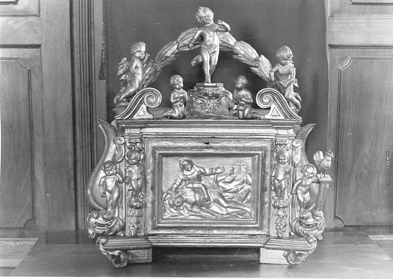 tabernacolo - bottega pavese (secc. XVIII/ XIX)